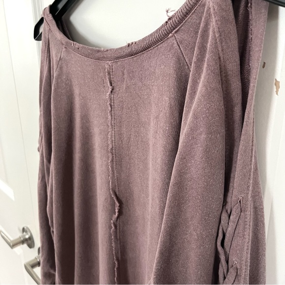 Lucky Brand Lace-Up Sweatshirt - Picture 10 of 15